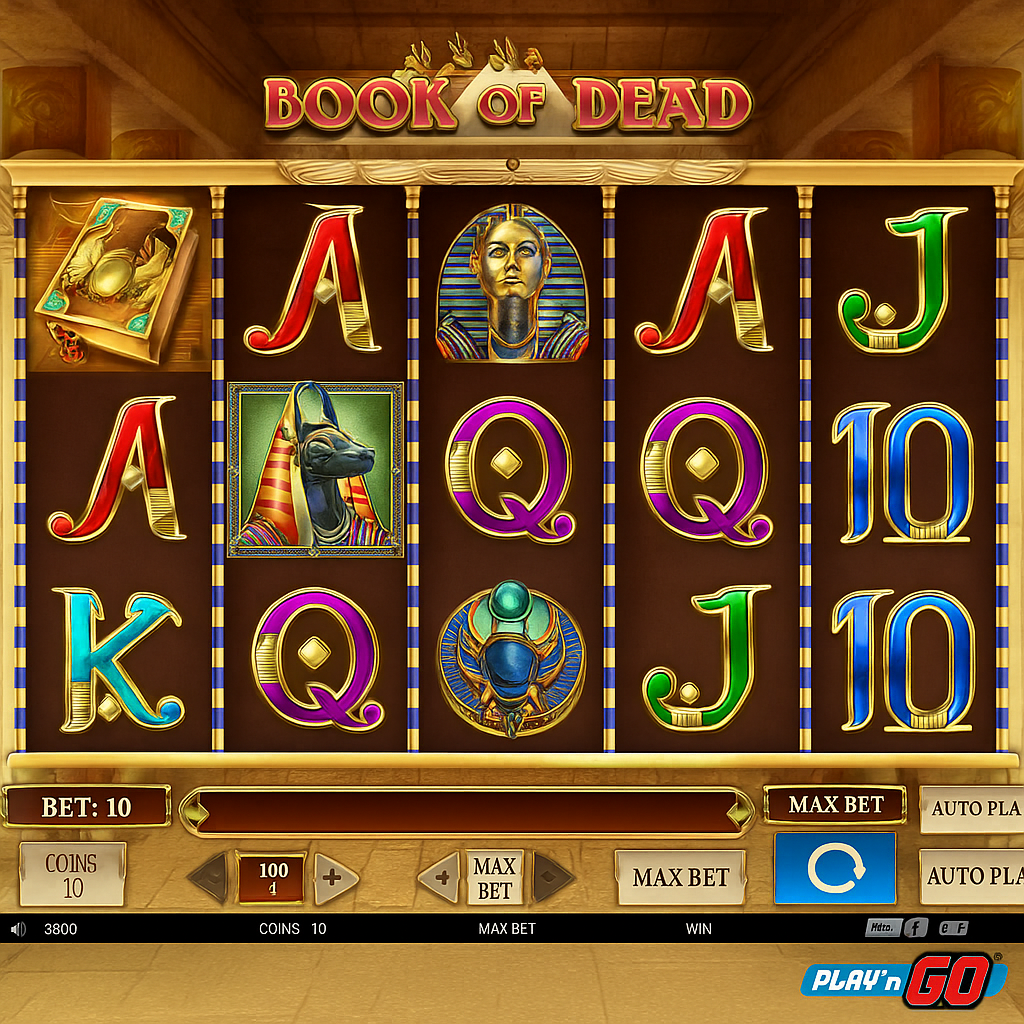 VipZino - Book of Dead Slot Game - Online Casino